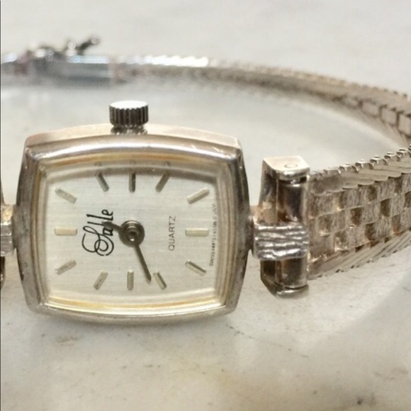 sterling silver quartz watch -( vid ) main image 8